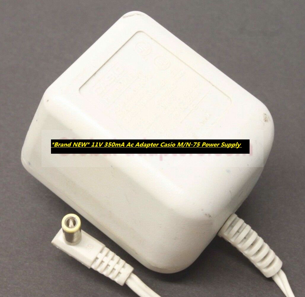*Brand NEW* 11V 350mA Ac Adapter Casio M/N-75 Power Supply - Click Image to Close